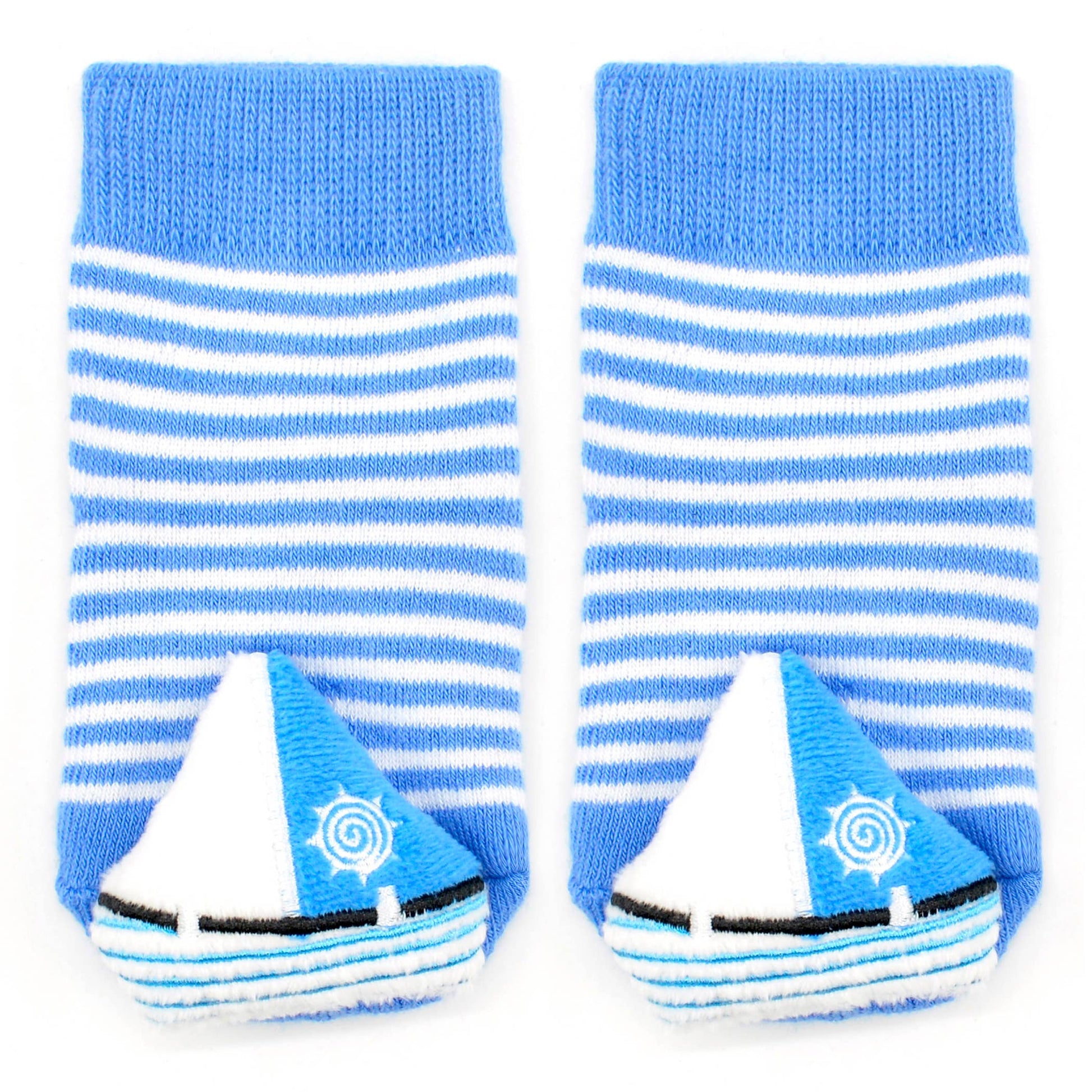 Pair of Sailboat Boogie Toes Rattle Socks