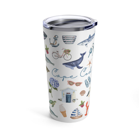 Cape Cod Icons 20 oz Stainless Steel Tumbler