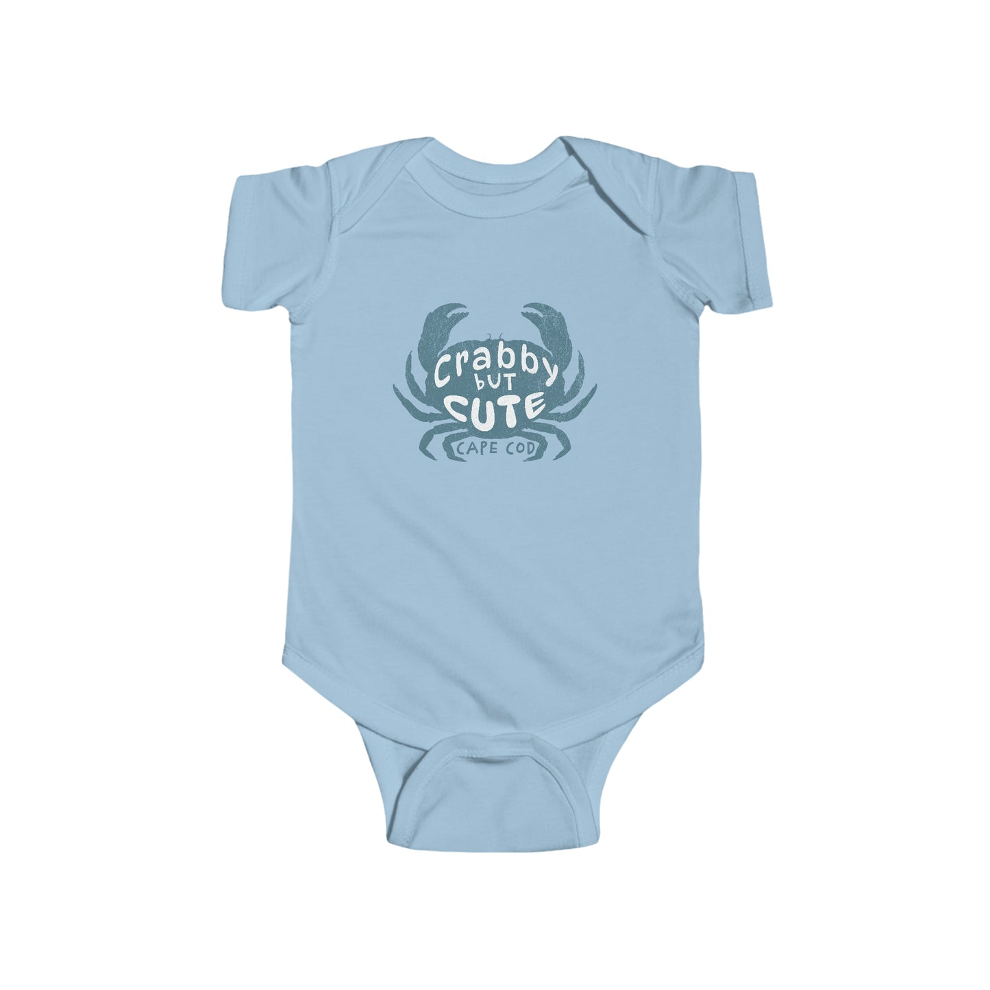 Cape Cod Crabby But Cute Baby Onesie Bodysuit