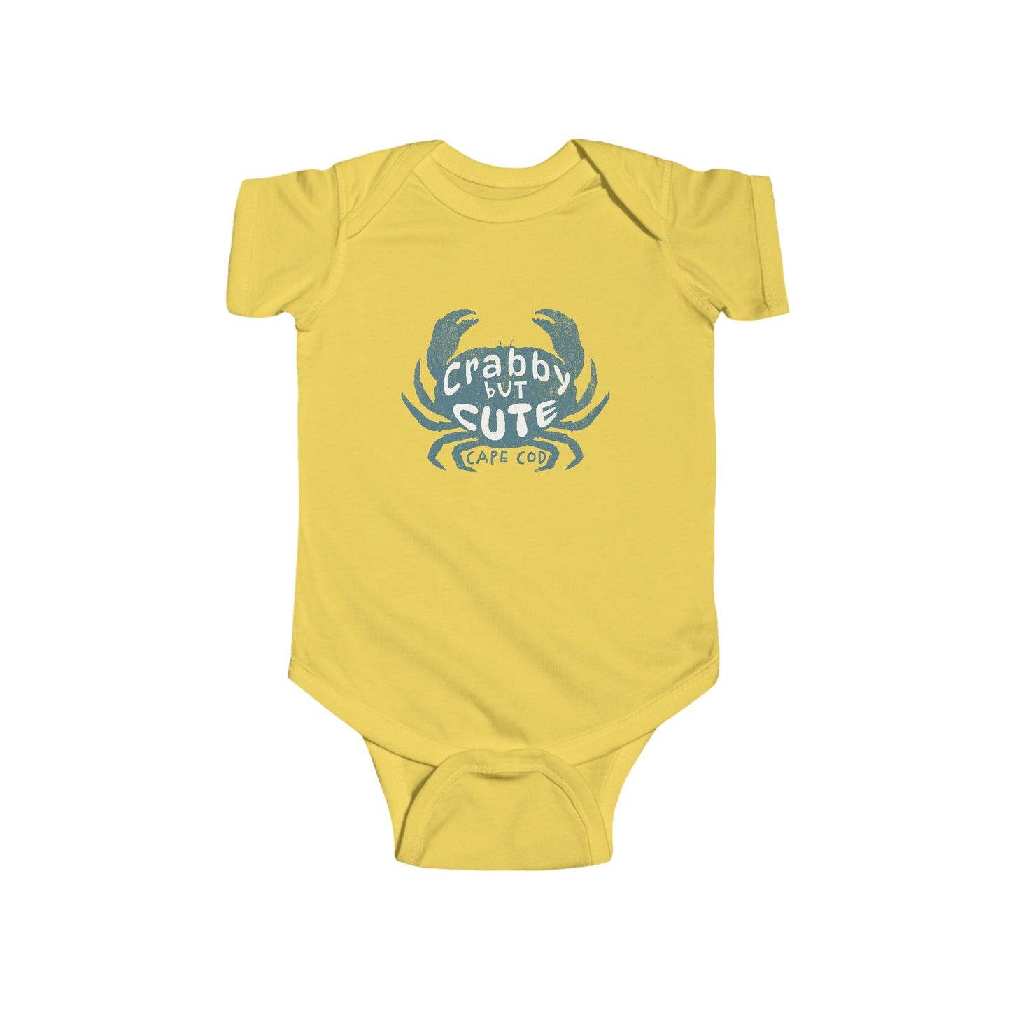 Cape Cod Crabby But Cute Baby Onesie Bodysuit