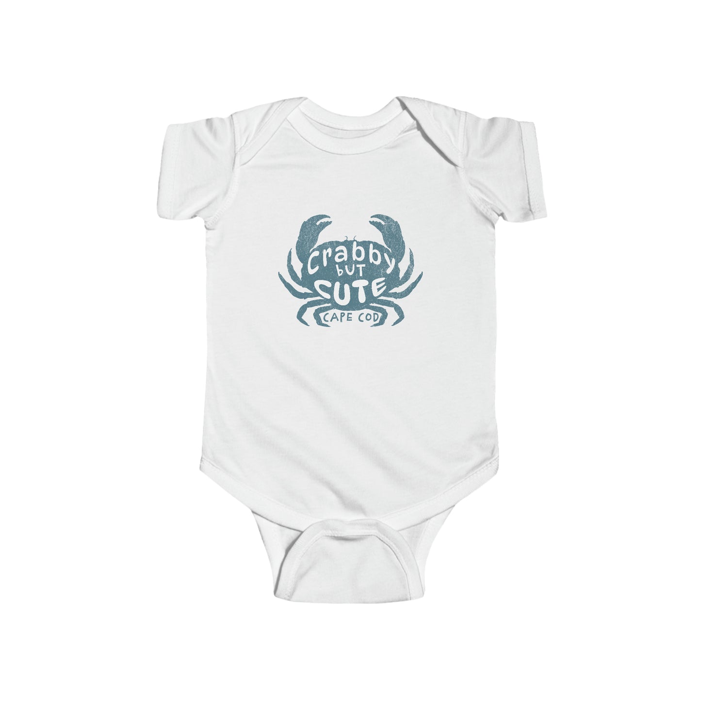 Cape Cod Crabby But Cute Baby Onesie Bodysuit