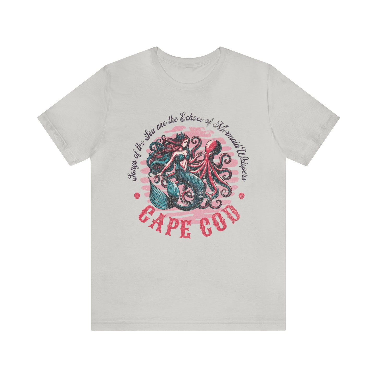 Cape Cod Mermaid + Octopus T-Shirt