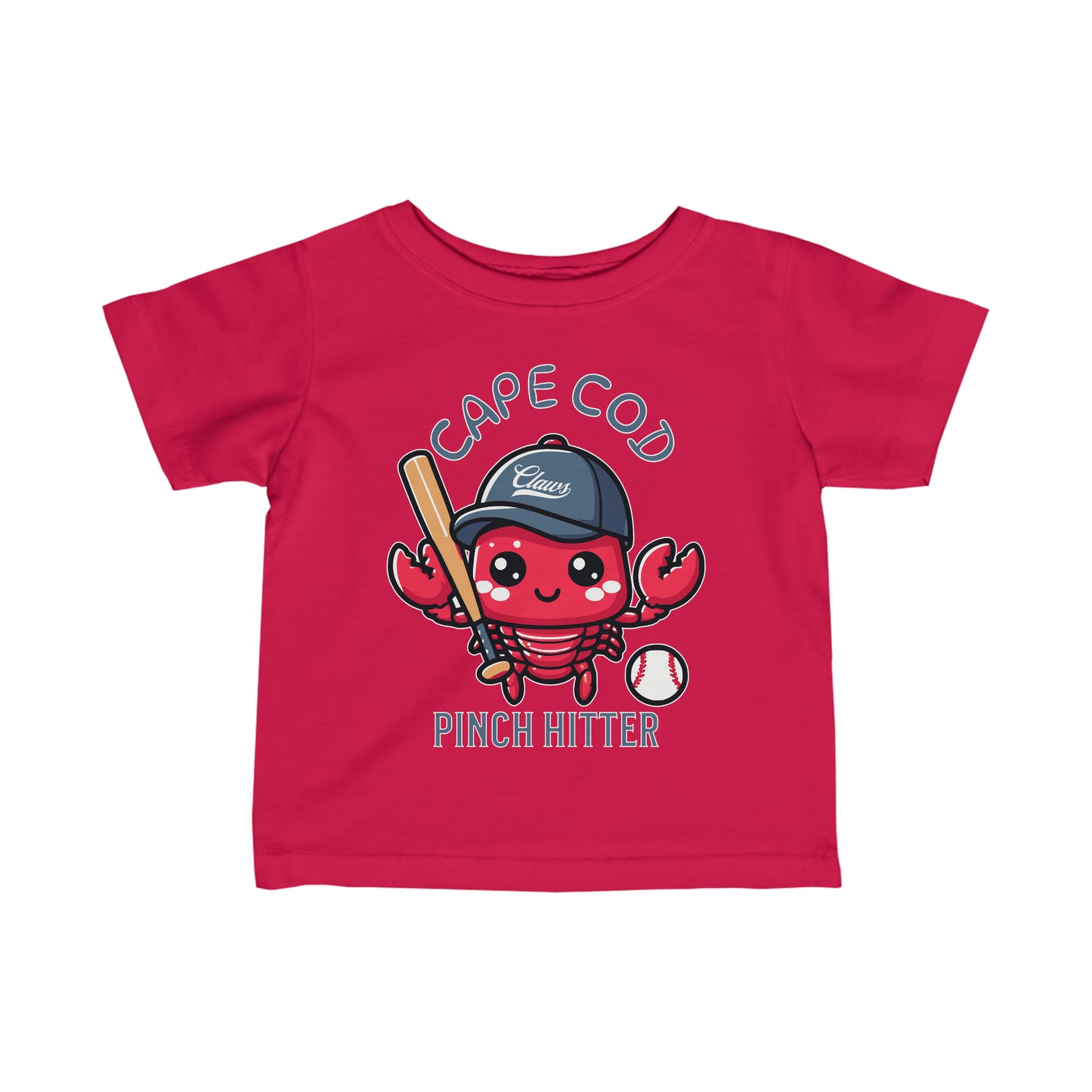 Cape Cod Lobster Infant Fine Jersey T-Shirt