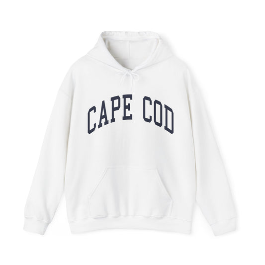 Cape Cod White Hooded Sweatshirt
