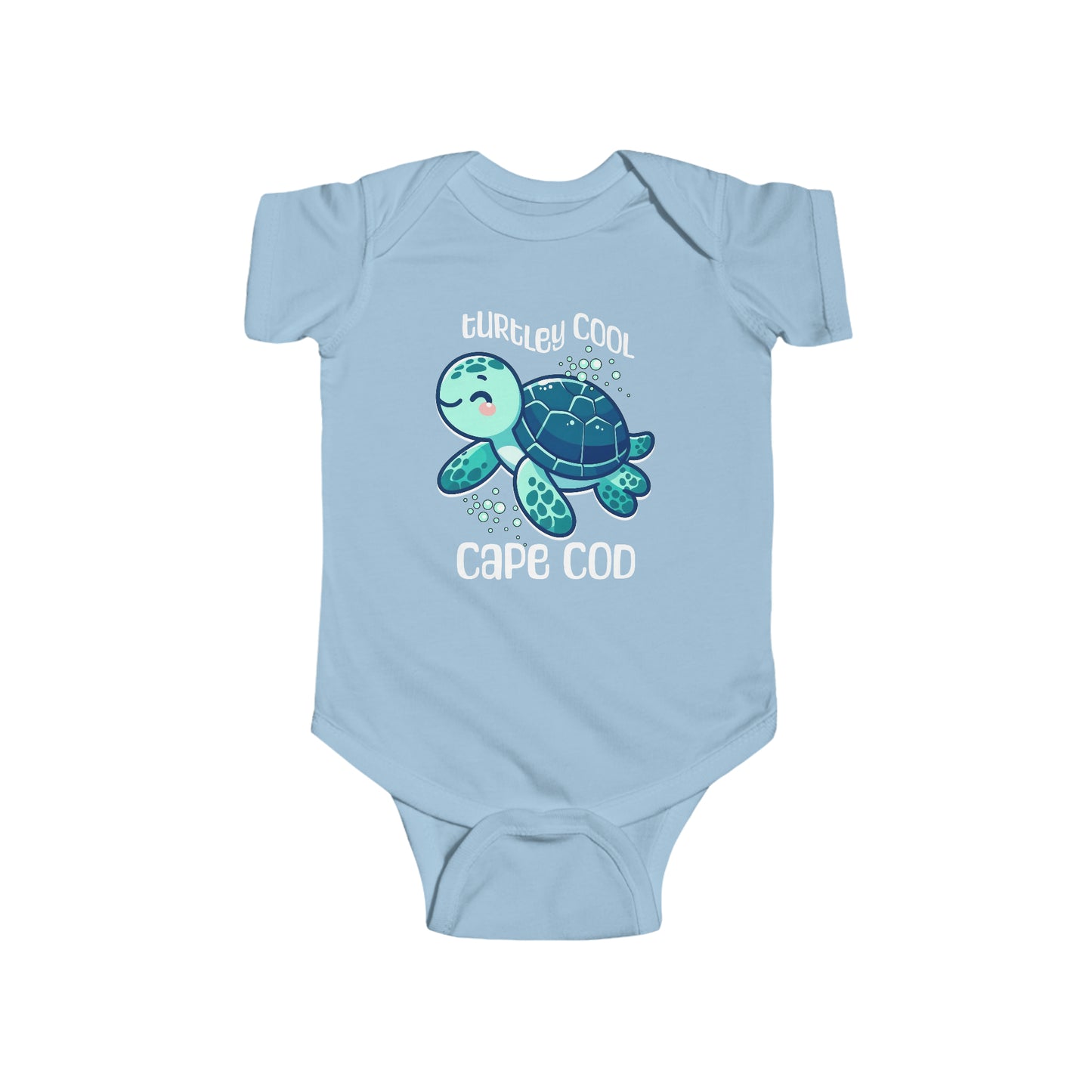 Cape Cod Turtley Cool Baby Onesie Bodysuit