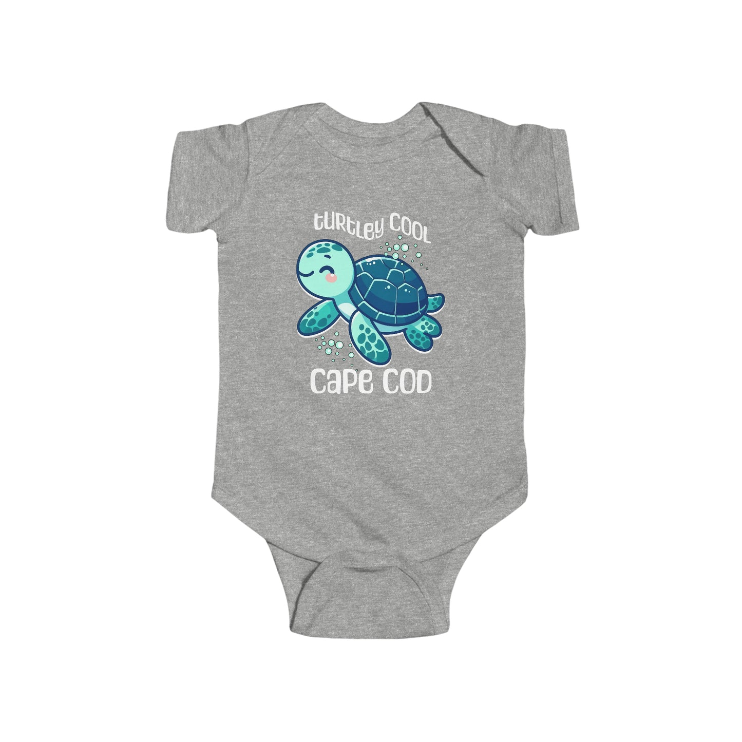 Cape Cod Turtley Cool Baby Onesie Bodysuit
