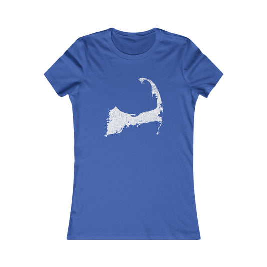 Women's Favorite Cape Cod Map Tee