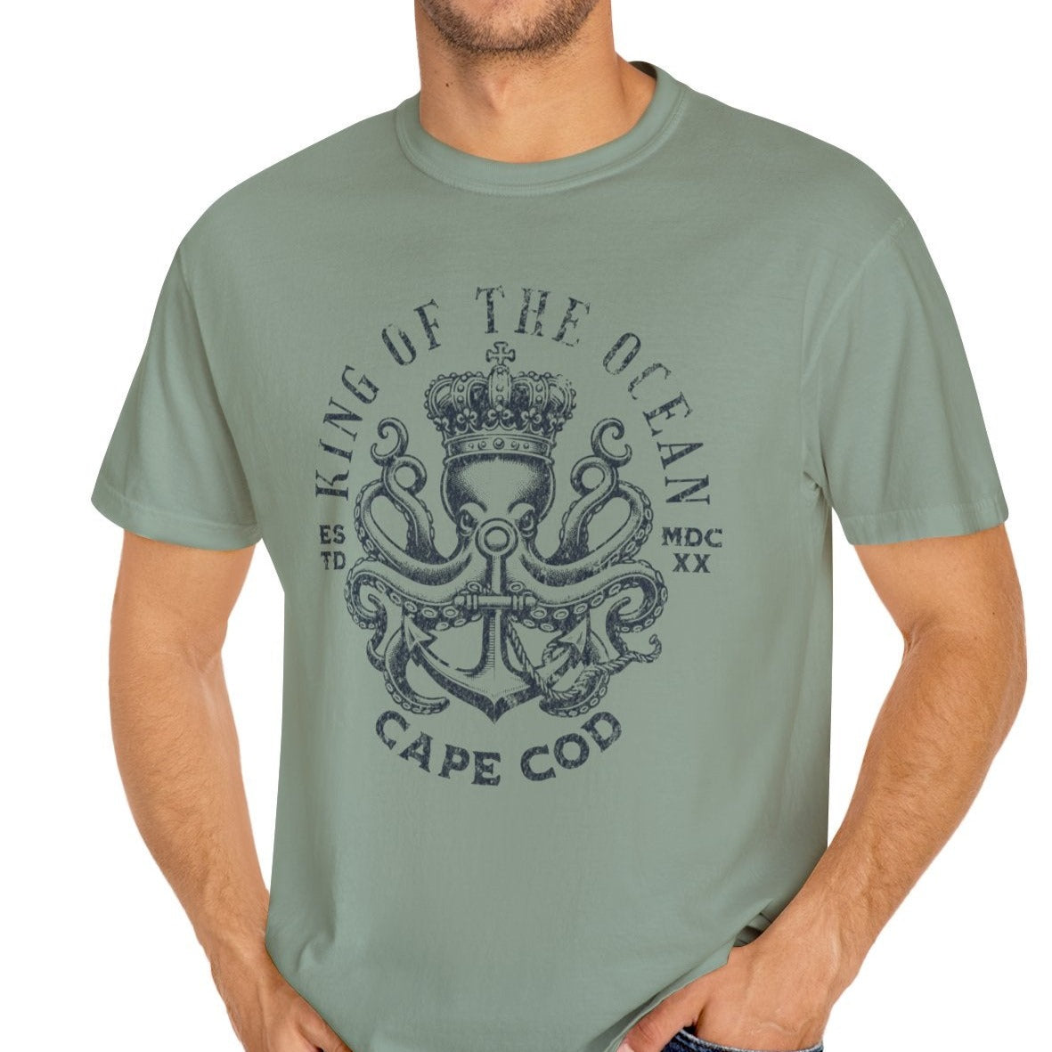 Cape Cod Octopus Comfort Colors T-Shirt