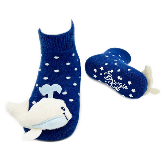 Baby Whale Boogie Toes Rattle Socks