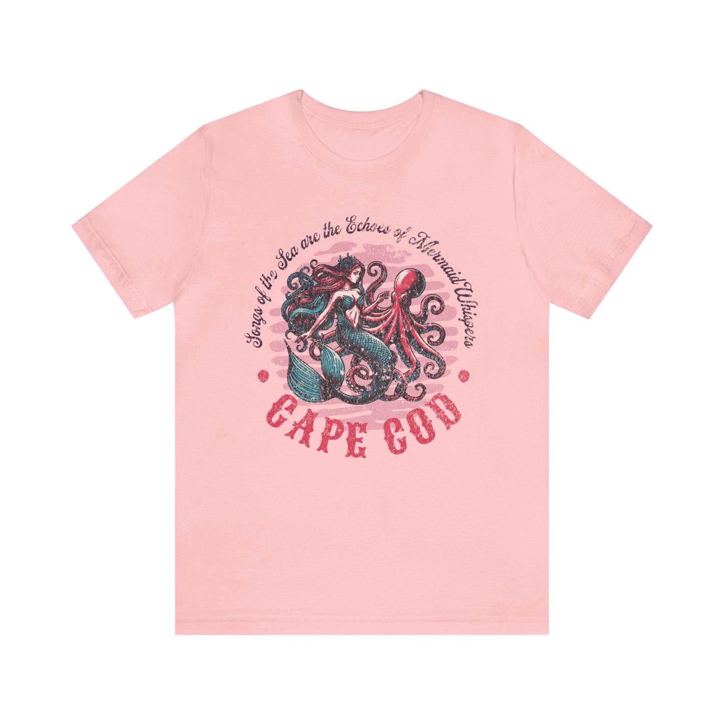 Cape Cod Mermaid + Octopus T-Shirt