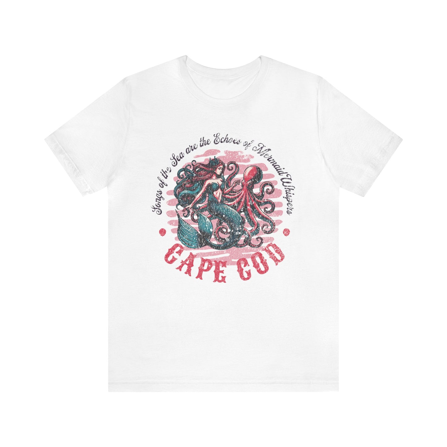 Cape Cod Mermaid + Octopus T-Shirt