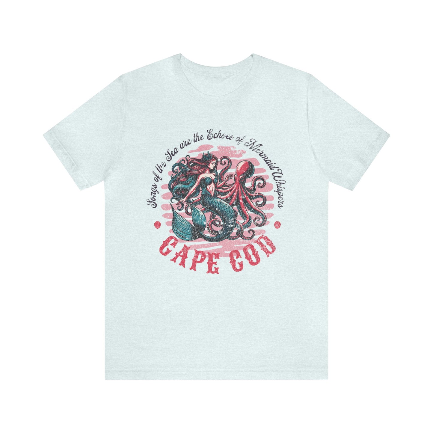 Cape Cod Mermaid + Octopus T-Shirt