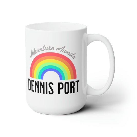 Adventure Awaits Rainbow Dennis Port Ceramic Mug