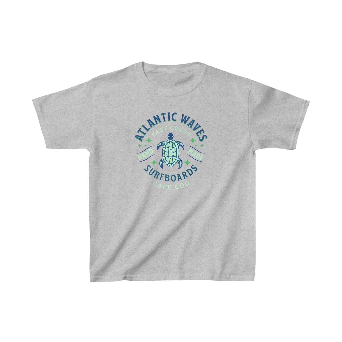 Kids Sea Turtle Surfboard T-Shirt