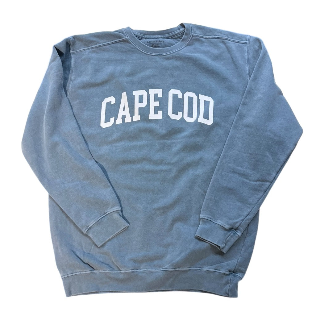 Cape Cod Crewneck Sweatshirt Vintage Blue