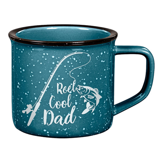 Reel Cool Dad 15 oz camp style Mug 