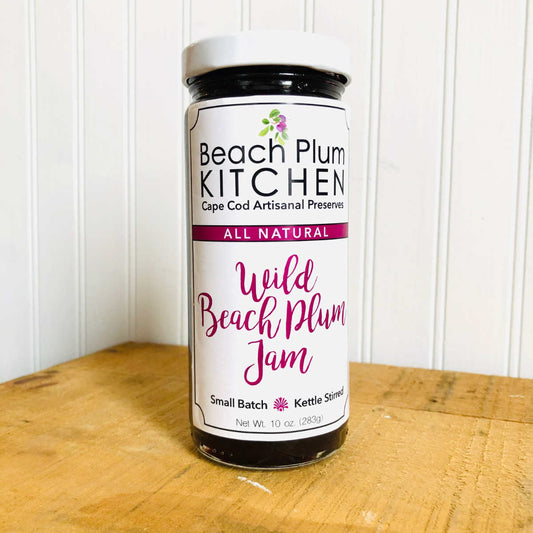 Cape Cod's Beach Plum Kitchen makes their signature amazing, artisanal Wild Beach Plum Jam with all natural, non-gmo ingredients.