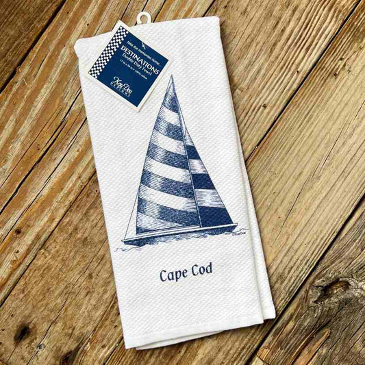 Sailing, takes me away! | Cape Cod Sailboat towel | LaBelle cape cod