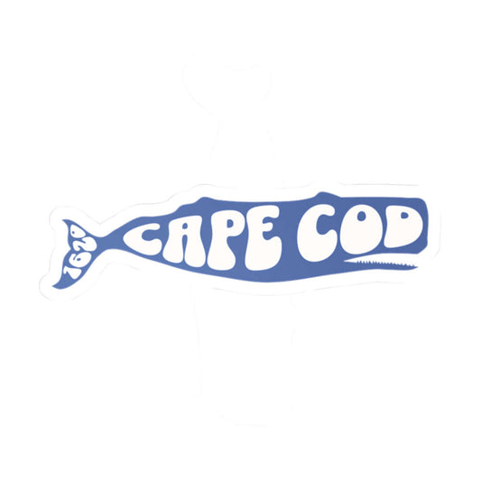 Cape Cod Groovy Whale Sticker