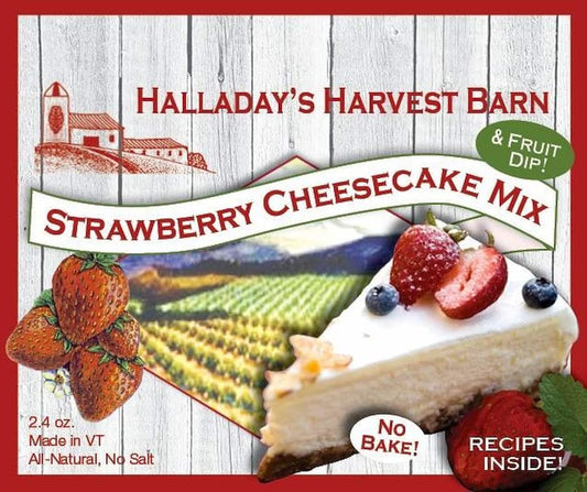 ndulge in a delicious treat with Halladay's Strawberry Cheesecake Mix!