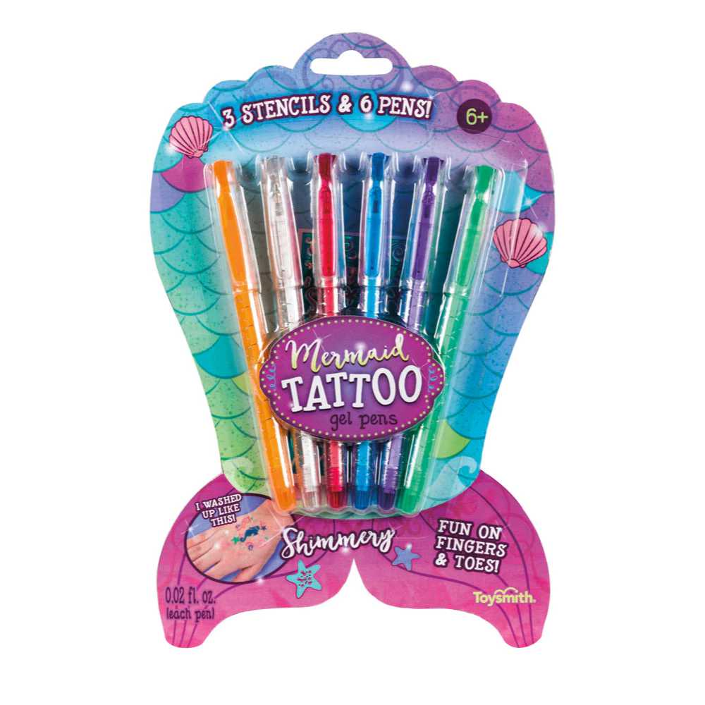 Toysmith Mermaid Tattoo Pens