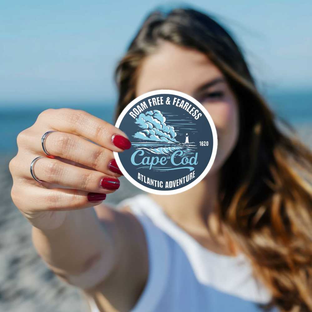 Roam Free Cape Cod Sticker