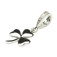 Tara's Diary Shamrock Dangle Charm Bead