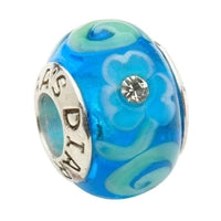 Tara's Diary Shamrock Spiral Charm Bead