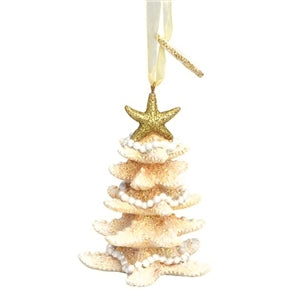 TStacked Starfish Christmas Tree Ornament | Cape Cod Christmas Ornament | LaBelle Cape Cod