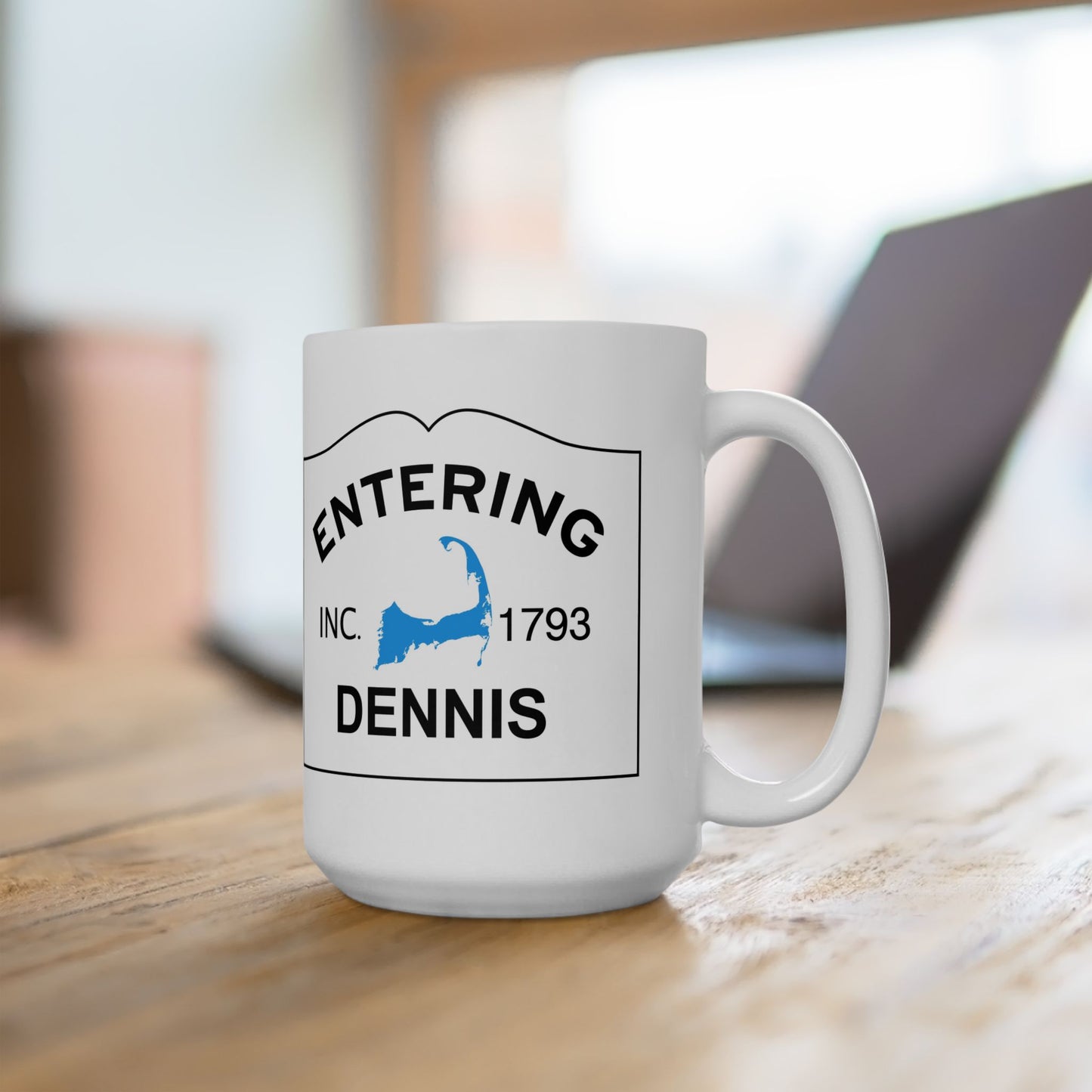 Entering Dennis Ceramic Mug 15oz