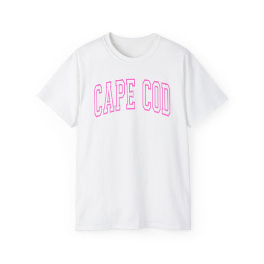 Cape Cod Tee — Pink Collegiate Graphic T‑Shirt