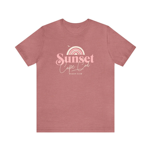 Cape Cod Sunset Beach Club T-Shirt