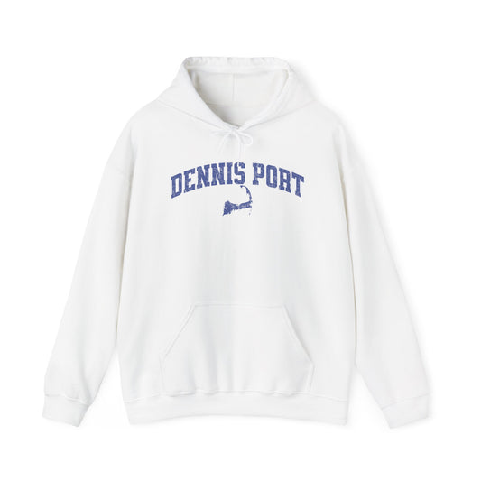 Dennis Port Hoodie — Cape Cod Map Pullover