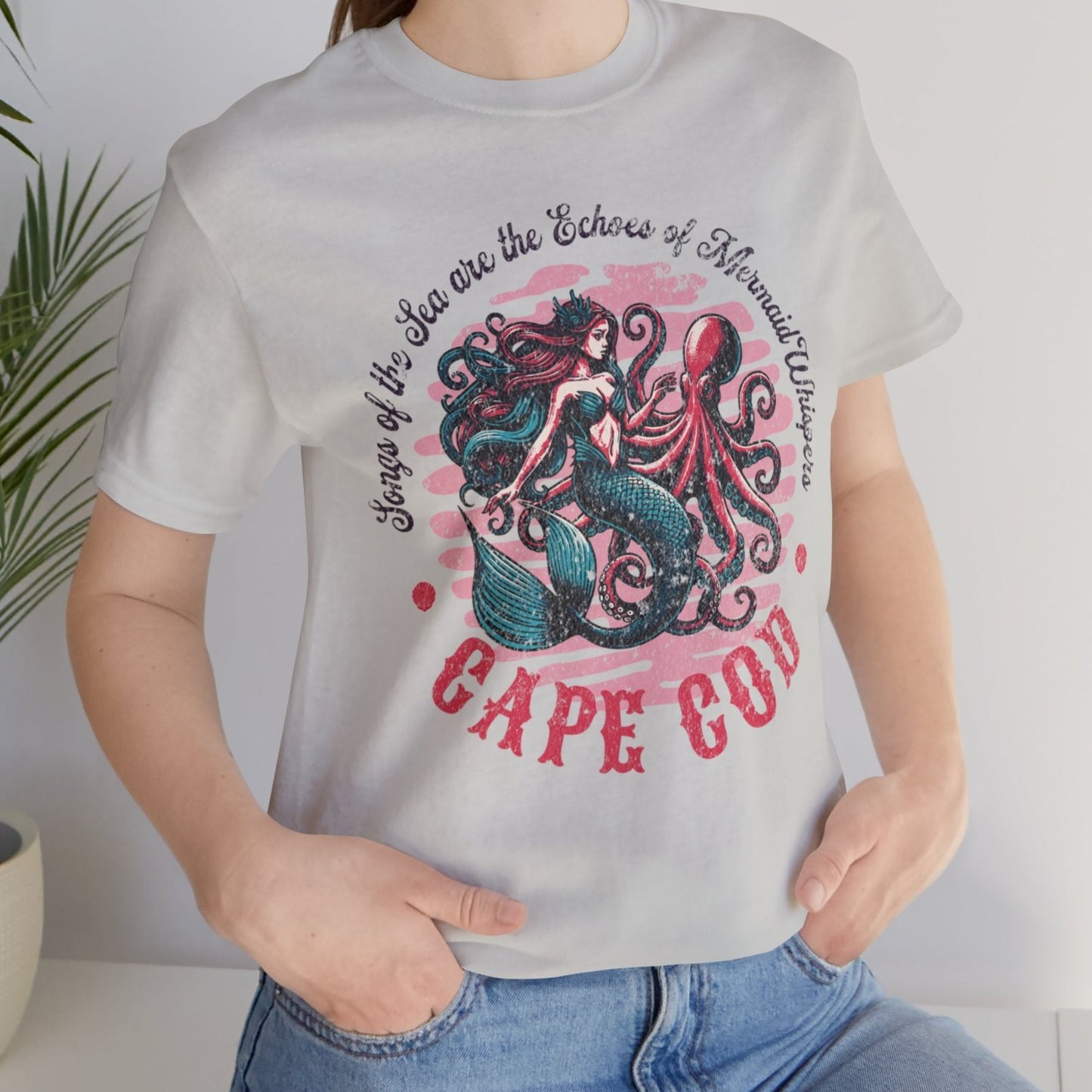 Cape Cod Mermaid + Octopus T-Shirt