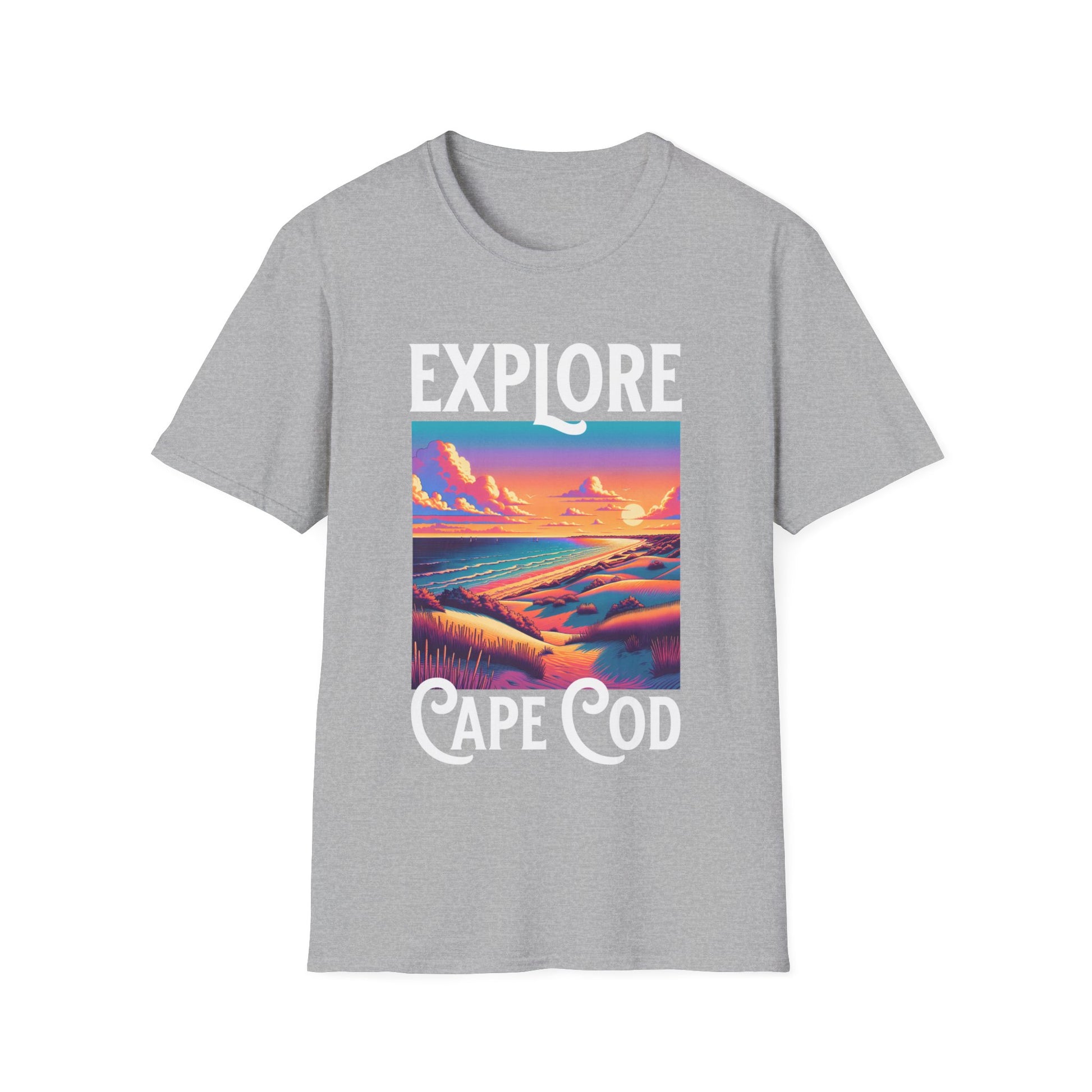 Gray Explore Cape Cod T-Shirt