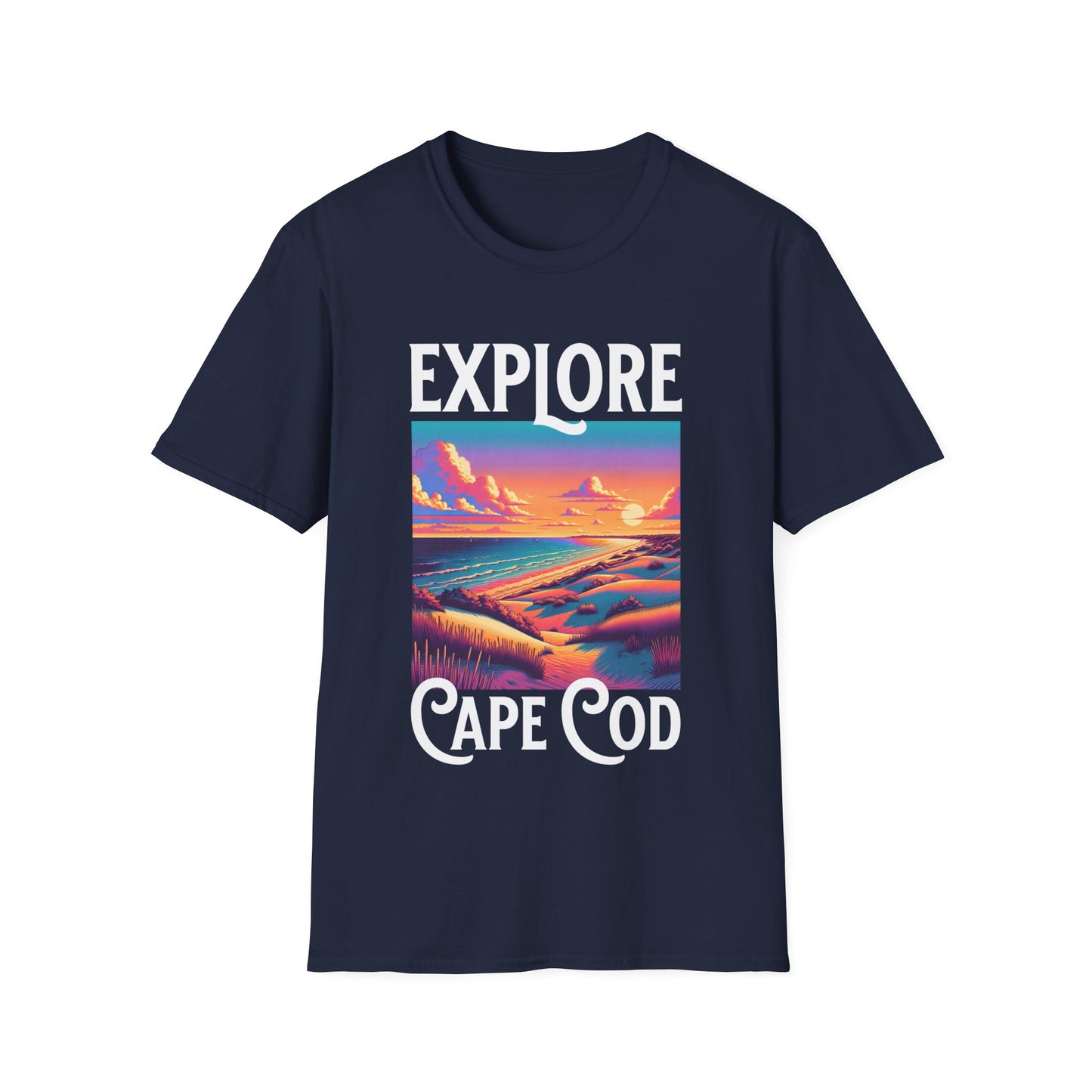 Navy Explore Cape Cod T-Shirt