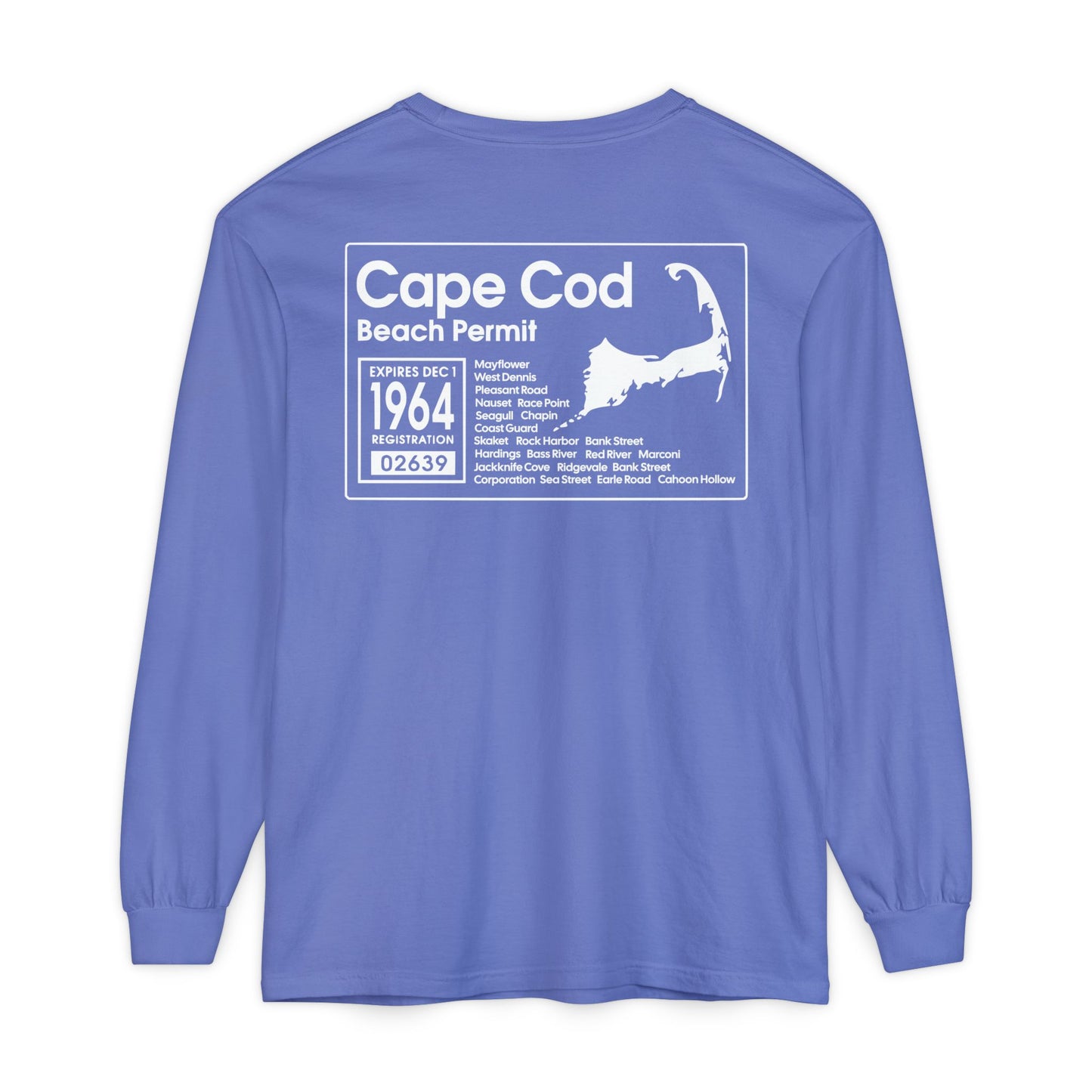 Cape Cod Beach Permit Long Sleeve Tee