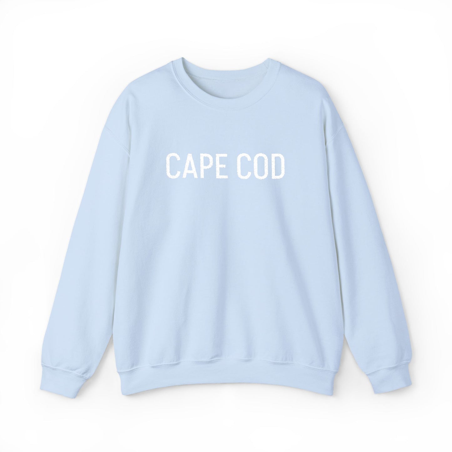 Cape Cod Embroidered Crewneck Sweatshirt - Light Blue