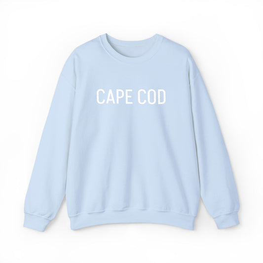 Cape Cod Embroidered Crewneck Sweatshirt - Light Blue