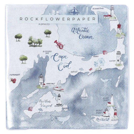 CAPE AND ISLANDS Paper Napkins, Pack of 20