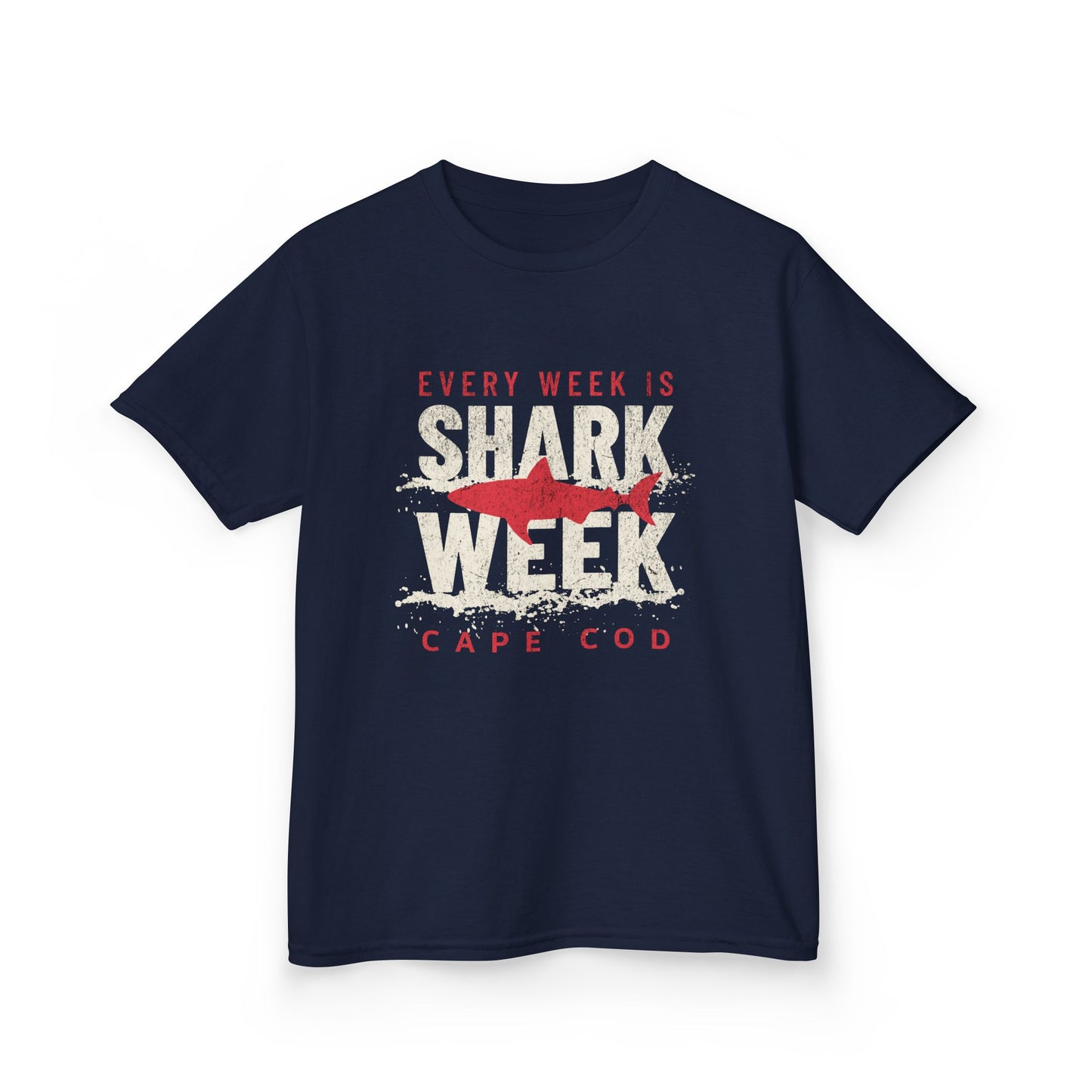 Kids Tee — "Every Week Is Shark Week" Cape Cod Shark T‑Shirt