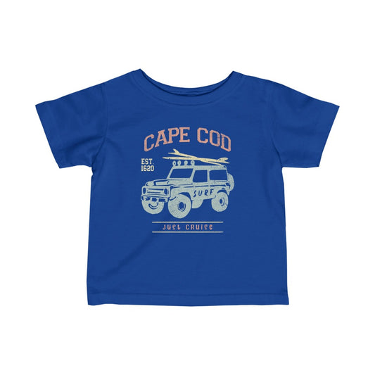 Adorable Cape Cod Beach Cruiser Infant Tee