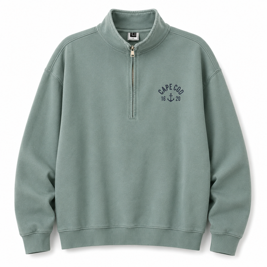 Cape Cod Anchor 1/4 Zip Sweatshirt