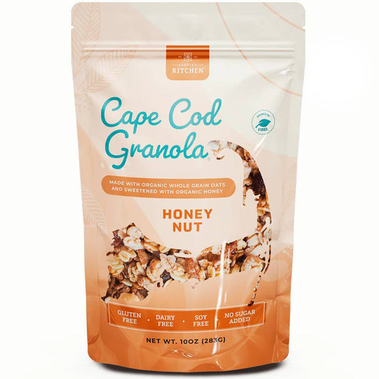 This Cape Cod Granola - Honey Nut will take your taste buds on a trip to Cape Cod! Made with real honey nuts and coconut, this crunchy snack will provide a delicious burst of flavor. 