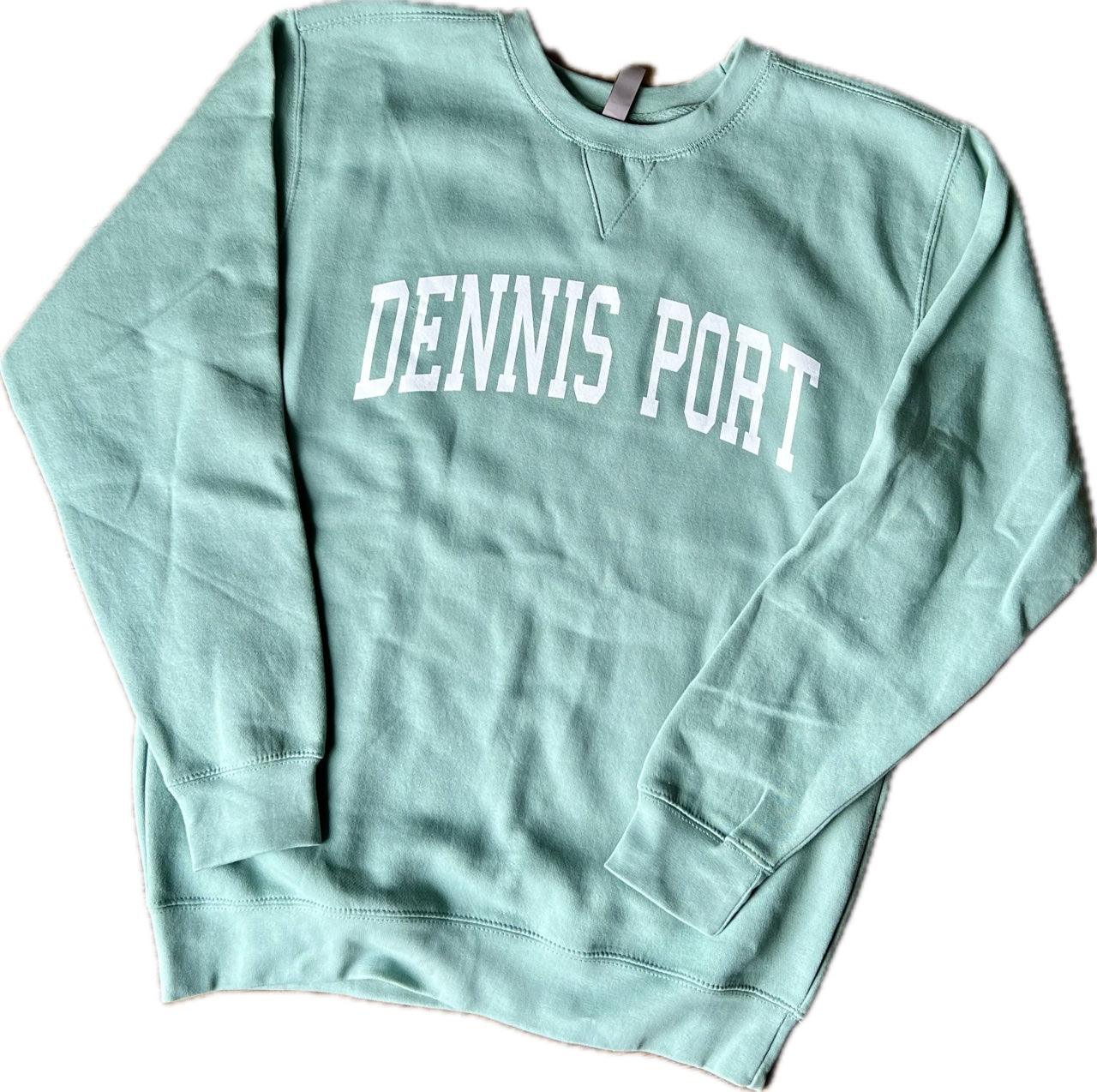 Sage Green Dennis Port Crewneck Sweatshirt
