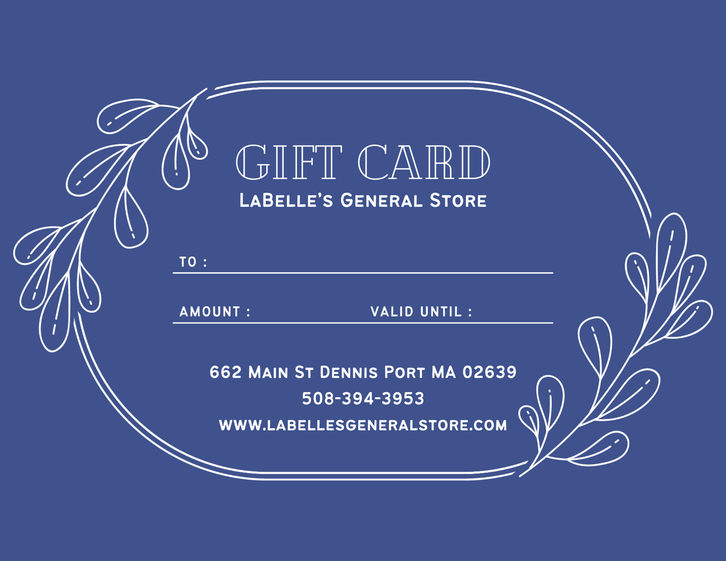 LaBelle’s General Store - Gift Card
