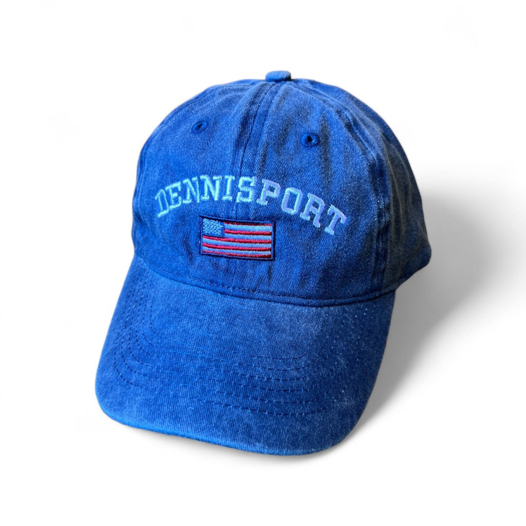 Navy blue Dennis Port flag baseball hat