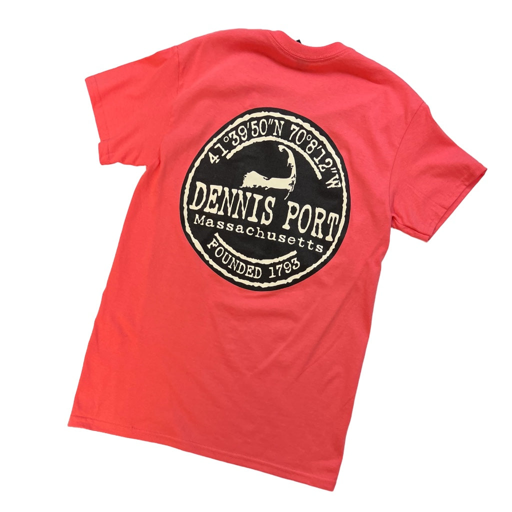 Dennis Port Latitude & Longitude T-Shirt