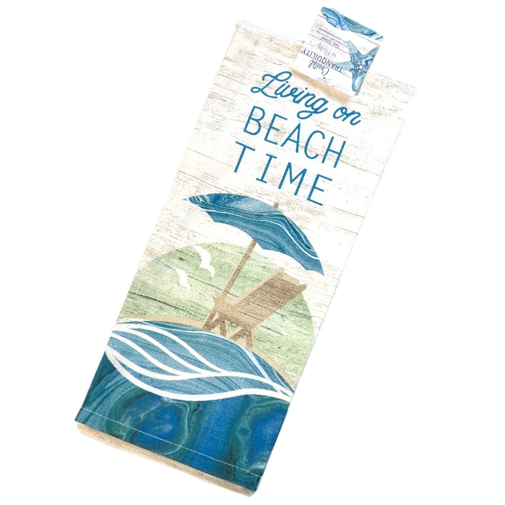 Beach Sayings Kitchen Towel