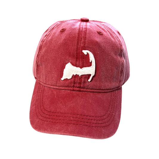 Cape Cod Map Hat - Red